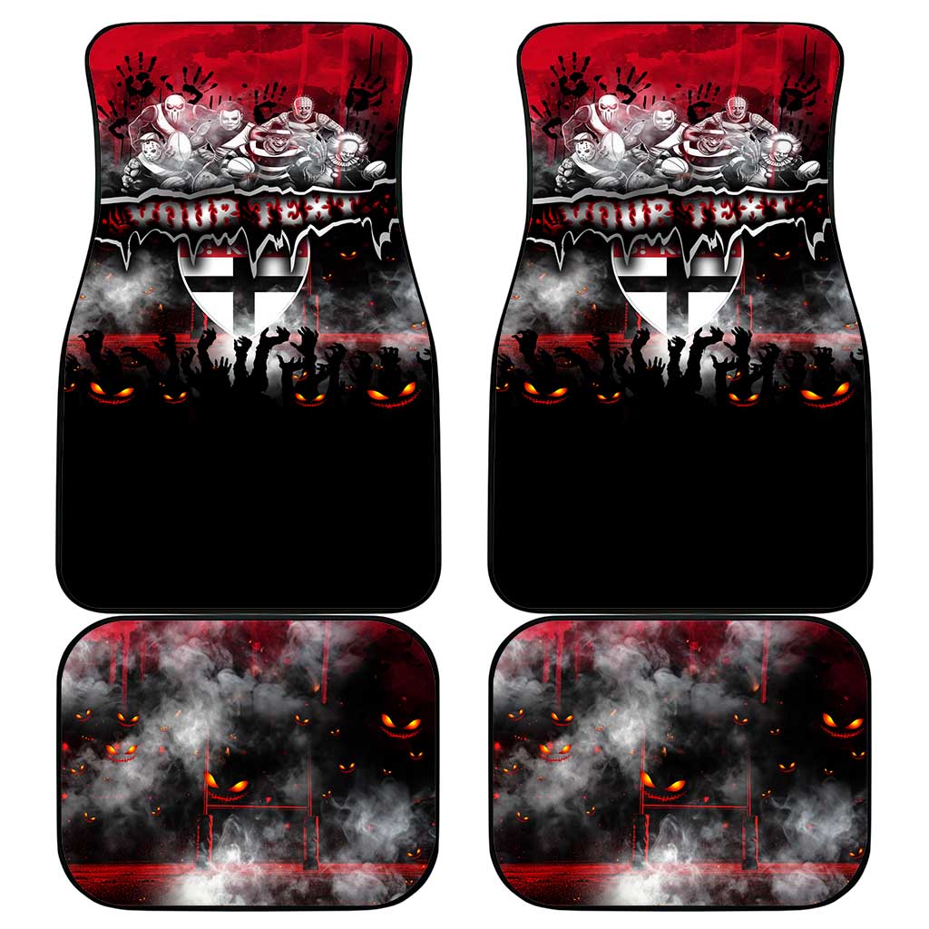Step Into Horror Domain Saints Football Car Mats Halloween Horror Movie Characters - Aussie Hoodie