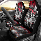 Step Into Horror Domain Saints Football Car Seat Cover Halloween Horror Movie Characters - Aussie Hoodie