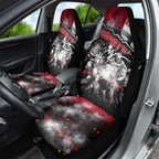 Step Into Horror Domain Saints Football Car Seat Cover Halloween Horror Movie Characters - Aussie Hoodie