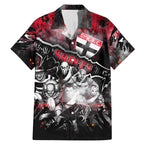 Step Into Horror Domain Saints Football Family Matching Mermaid Dress and Hawaiian Shirt Halloween Horror Movie Characters - Aussie Hoodie