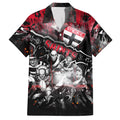 Step Into Horror Domain Saints Football Family Matching Short Sleeve Bodycon Dress and Hawaiian Shirt Halloween Horror Movie Characters - Aussie Hoodie