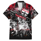 Step Into Horror Domain Saints Football Family Matching Tank Maxi Dress and Hawaiian Shirt Halloween Horror Movie Characters - Aussie Hoodie