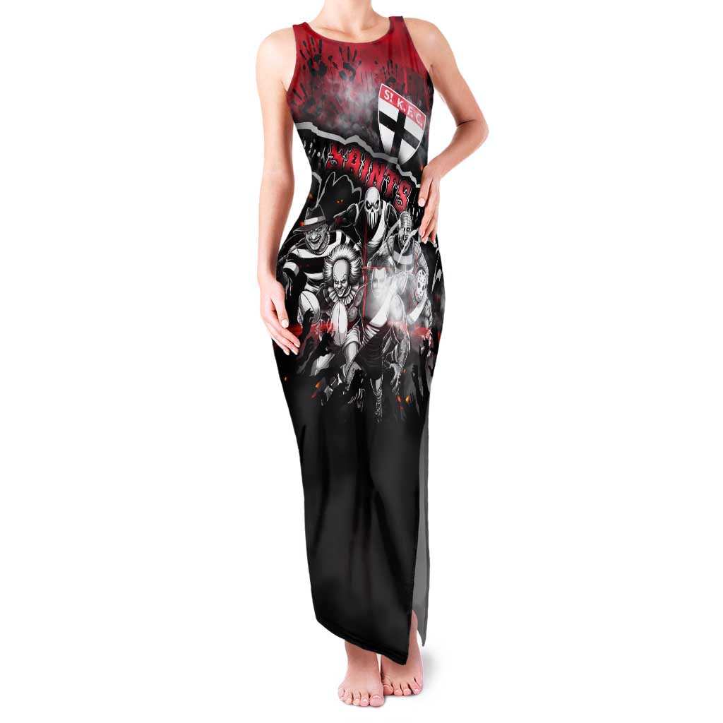 Step Into Horror Domain Saints Football Family Matching Tank Maxi Dress and Hawaiian Shirt Halloween Horror Movie Characters - Aussie Hoodie