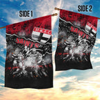 Step Into Horror Domain Saints Football Garden Flag Halloween Horror Movie Characters - Aussie Hoodie