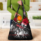 Step Into Horror Domain Saints Football Grocery Bag Halloween Horror Movie Characters - Aussie Hoodie