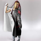 Step Into Horror Domain Saints Football Hooded Blanket Halloween Horror Movie Characters - Aussie Hoodie