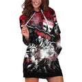 Step Into Horror Domain Saints Football Hoodie Dress Halloween Horror Movie Characters - Aussie Hoodie
