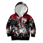 Step Into Horror Domain Saints Football Kid Hoodie Halloween Horror Movie Characters - Aussie Hoodie