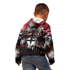 Step Into Horror Domain Saints Football Kid Hoodie Halloween Horror Movie Characters - Aussie Hoodie