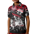 Step Into Horror Domain Saints Football Kid Polo Shirt Halloween Horror Movie Characters - Aussie Hoodie