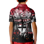 Step Into Horror Domain Saints Football Kid Polo Shirt Halloween Horror Movie Characters - Aussie Hoodie