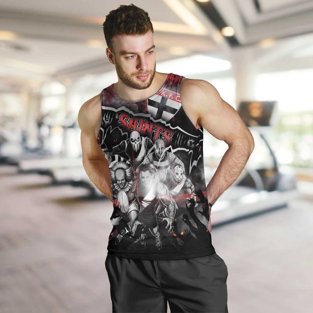 Step Into Horror Domain Saints Football Men Tank Top Halloween Horror Movie Characters - Aussie Hoodie