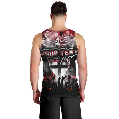 Step Into Horror Domain Saints Football Men Tank Top Halloween Horror Movie Characters - Aussie Hoodie