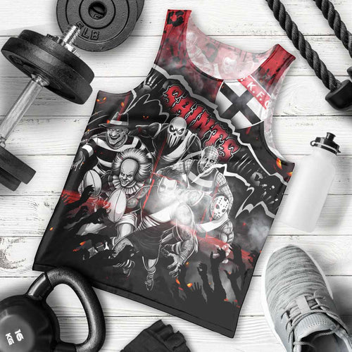 Step Into Horror Domain Saints Football Men Tank Top Halloween Horror Movie Characters - Aussie Hoodie