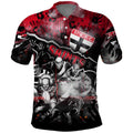 Step Into Horror Domain Saints Football Polo Shirt Halloween Horror Movie Characters - Aussie Hoodie