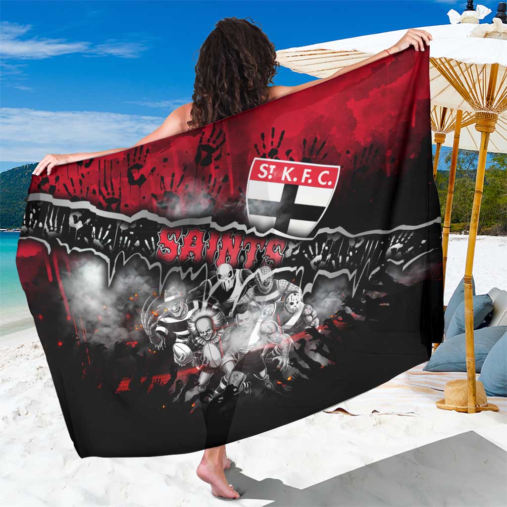 Step Into Horror Domain Saints Football Sarong Halloween Horror Movie Characters - Aussie Hoodie