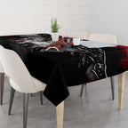 Step Into Horror Domain Saints Football Tablecloth Halloween Horror Movie Characters - Aussie Hoodie