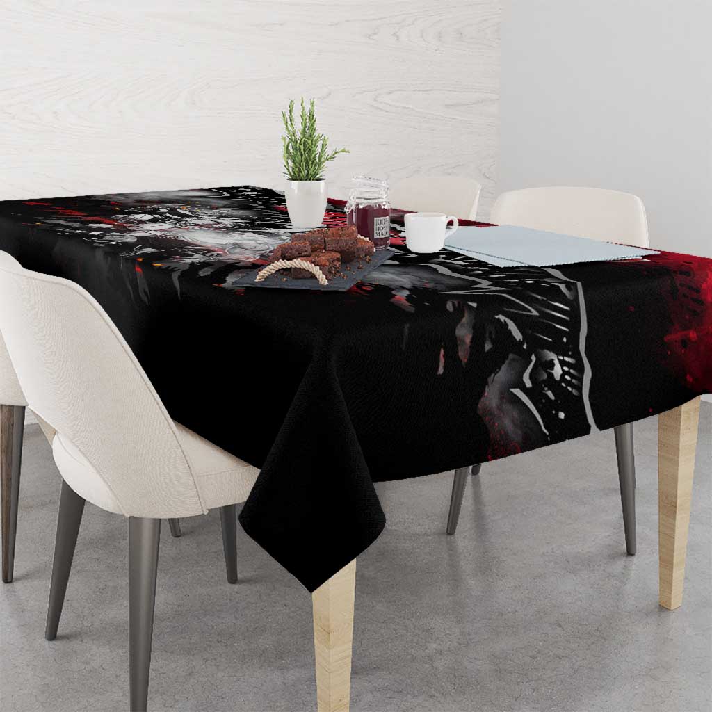 Step Into Horror Domain Saints Football Tablecloth Halloween Horror Movie Characters - Aussie Hoodie