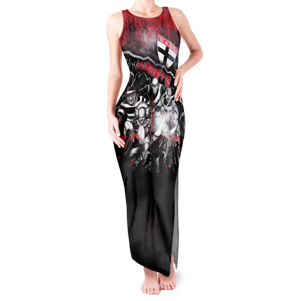 Step Into Horror Domain Saints Football Tank Maxi Dress Halloween Horror Movie Characters - Aussie Hoodie