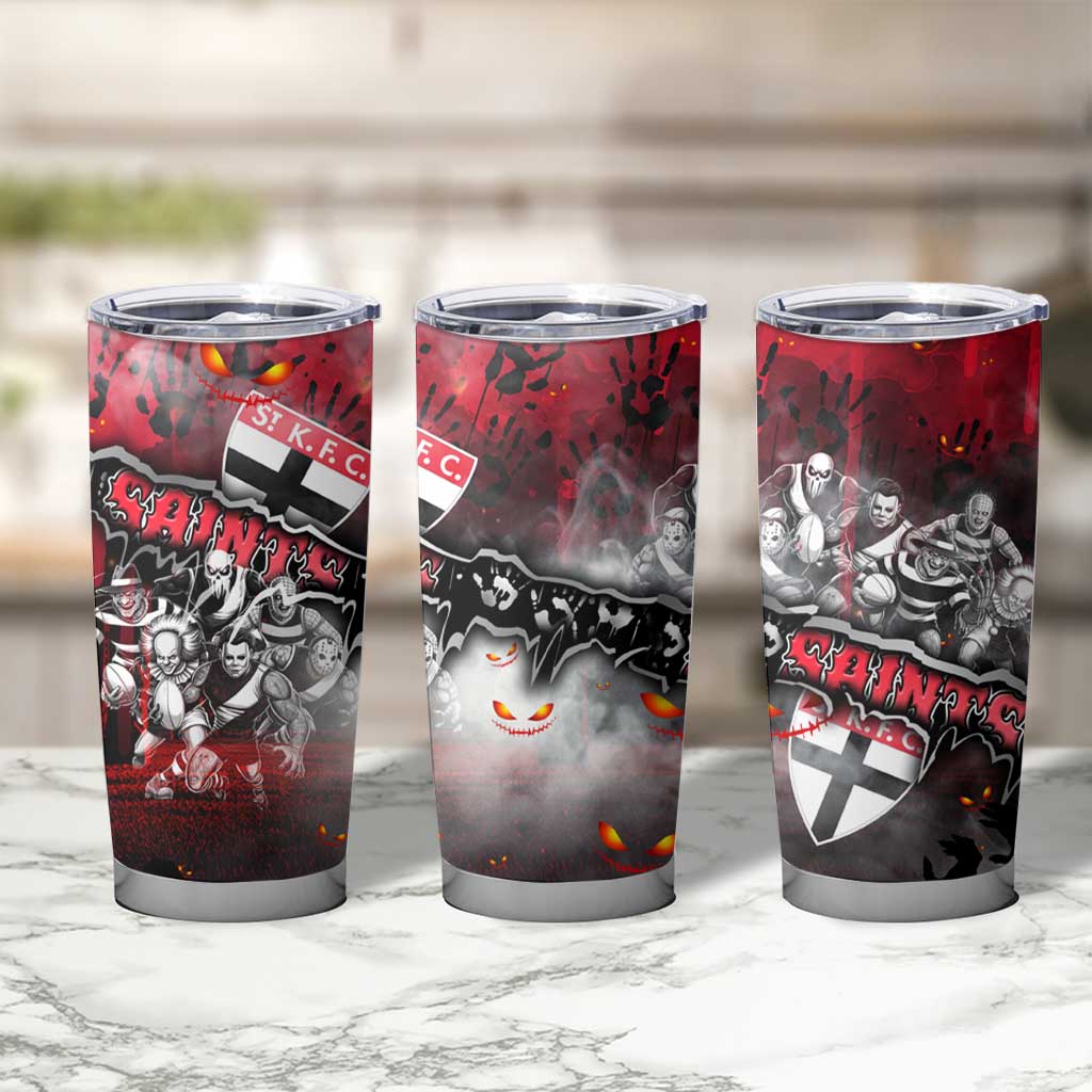 Step Into Horror Domain Saints Football Tumbler Cup Halloween Horror Movie Characters - Aussie Hoodie