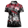 Step Into Horror Domain Saints Football Women Polo Shirt Halloween Horror Movie Characters - Aussie Hoodie