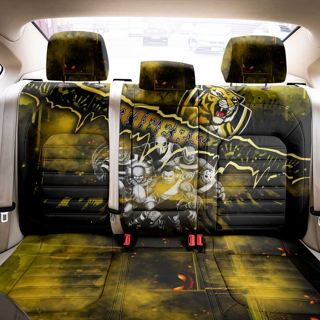 Step Into Horror Domain Tiger Football Back Car Seat Cover Halloween Horror Movie Characters - Aussie Hoodie