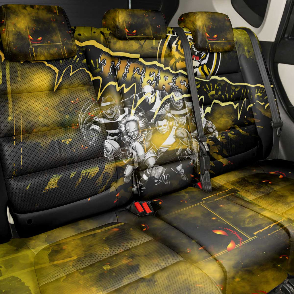 Step Into Horror Domain Tiger Football Back Car Seat Cover Halloween Horror Movie Characters - Aussie Hoodie