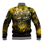 Step Into Horror Domain Tiger Football Baseball Jacket Halloween Horror Movie Characters - Aussie Hoodie