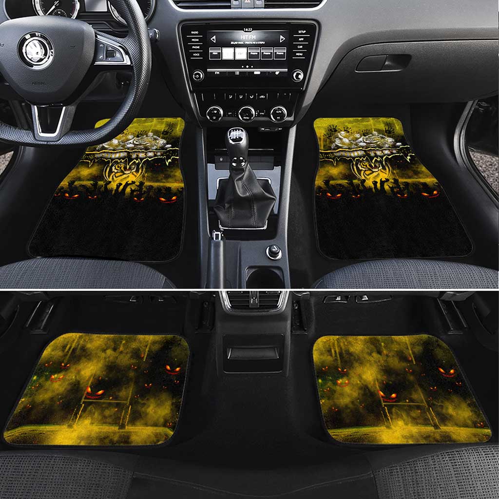 Step Into Horror Domain Tiger Football Car Mats Halloween Horror Movie Characters - Aussie Hoodie