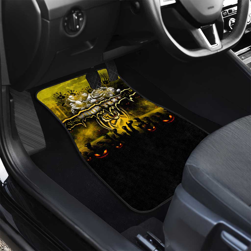 Step Into Horror Domain Tiger Football Car Mats Halloween Horror Movie Characters - Aussie Hoodie