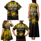 Step Into Horror Domain Tiger Football Family Matching Tank Maxi Dress and Hawaiian Shirt Halloween Horror Movie Characters - Aussie Hoodie