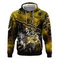 Step Into Horror Domain Tiger Football Hoodie Halloween Horror Movie Characters - Aussie Hoodie