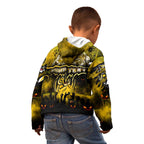 Step Into Horror Domain Tiger Football Kid Hoodie Halloween Horror Movie Characters - Aussie Hoodie