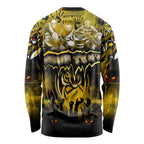 Step Into Horror Domain Tiger Football Long Sleeve Shirt Halloween Horror Movie Characters - Aussie Hoodie