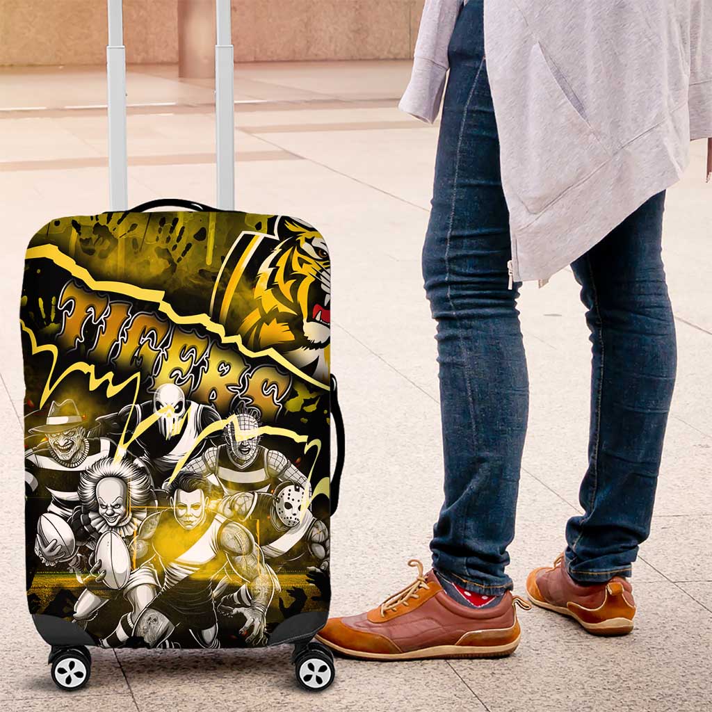 Step Into Horror Domain Tiger Football Luggage Cover Halloween Horror Movie Characters - Aussie Hoodie