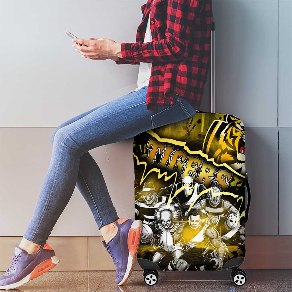 Step Into Horror Domain Tiger Football Luggage Cover Halloween Horror Movie Characters - Aussie Hoodie