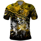 Step Into Horror Domain Tiger Football Polo Shirt Halloween Horror Movie Characters - Aussie Hoodie