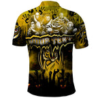 Step Into Horror Domain Tiger Football Polo Shirt Halloween Horror Movie Characters - Aussie Hoodie