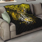 Step Into Horror Domain Tiger Football Quilt Halloween Horror Movie Characters - Aussie Hoodie