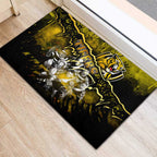 Step Into Horror Domain Tiger Football Rubber Doormat Halloween Horror Movie Characters - Aussie Hoodie