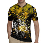 Step Into Horror Domain Tiger Football Rugby Jersey Halloween Horror Movie Characters - Aussie Hoodie