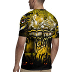 Step Into Horror Domain Tiger Football Rugby Jersey Halloween Horror Movie Characters - Aussie Hoodie