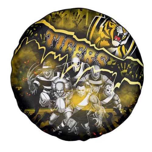 Step Into Horror Domain Tiger Football Spare Tire Cover Halloween Horror Movie Characters - Aussie Hoodie