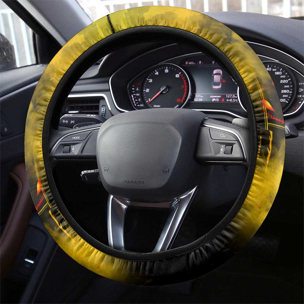 Step Into Horror Domain Tiger Football Steering Wheel Cover Halloween Horror Movie Characters - Aussie Hoodie