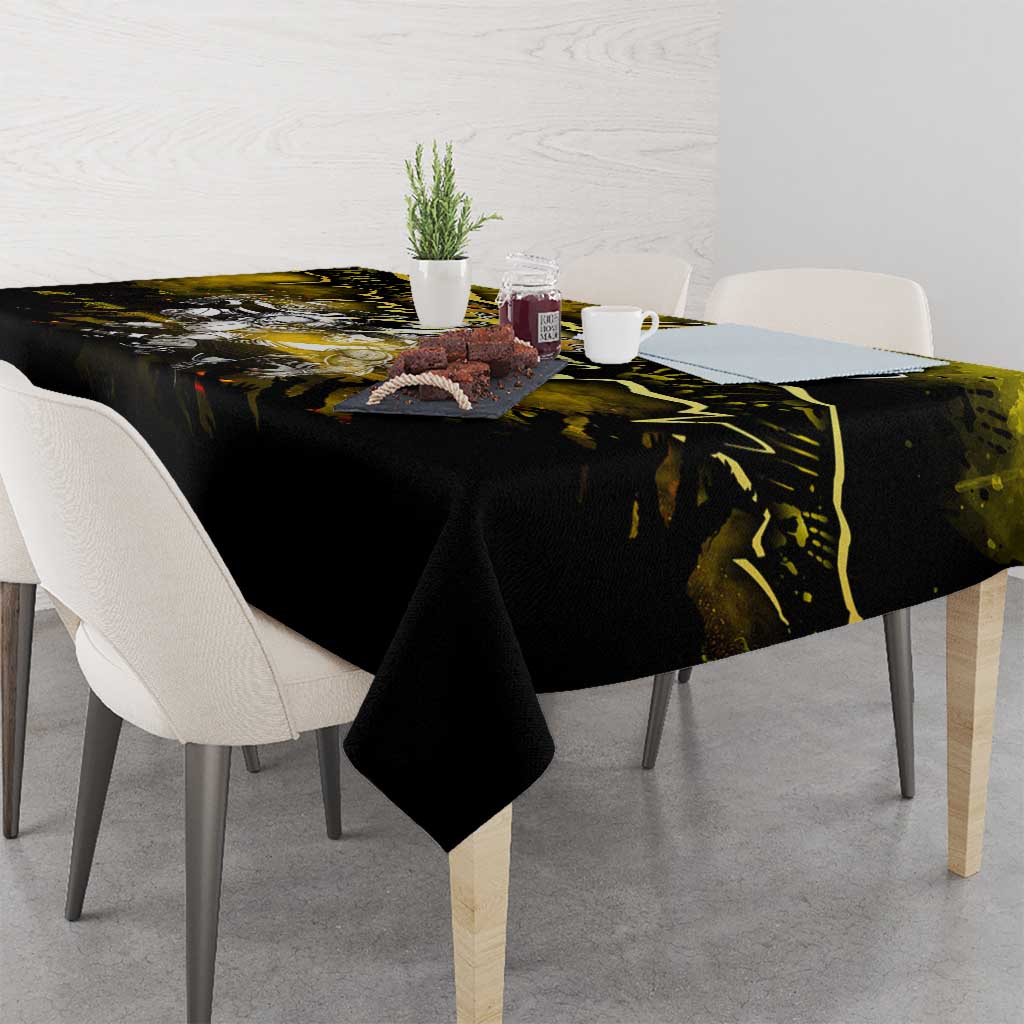 Step Into Horror Domain Tiger Football Tablecloth Halloween Horror Movie Characters - Aussie Hoodie