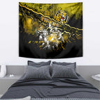 Step Into Horror Domain Tiger Football Tapestry Halloween Horror Movie Characters - Aussie Hoodie