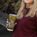 Step Into Horror Domain Tiger Football Tumbler Cup Halloween Horror Movie Characters - Aussie Hoodie