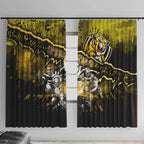 Step Into Horror Domain Tiger Football Window Curtain Halloween Horror Movie Characters - Aussie Hoodie