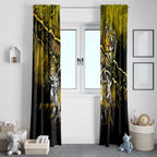 Step Into Horror Domain Tiger Football Window Curtain Halloween Horror Movie Characters - Aussie Hoodie