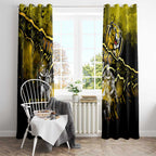 Step Into Horror Domain Tiger Football Window Curtain Halloween Horror Movie Characters - Aussie Hoodie